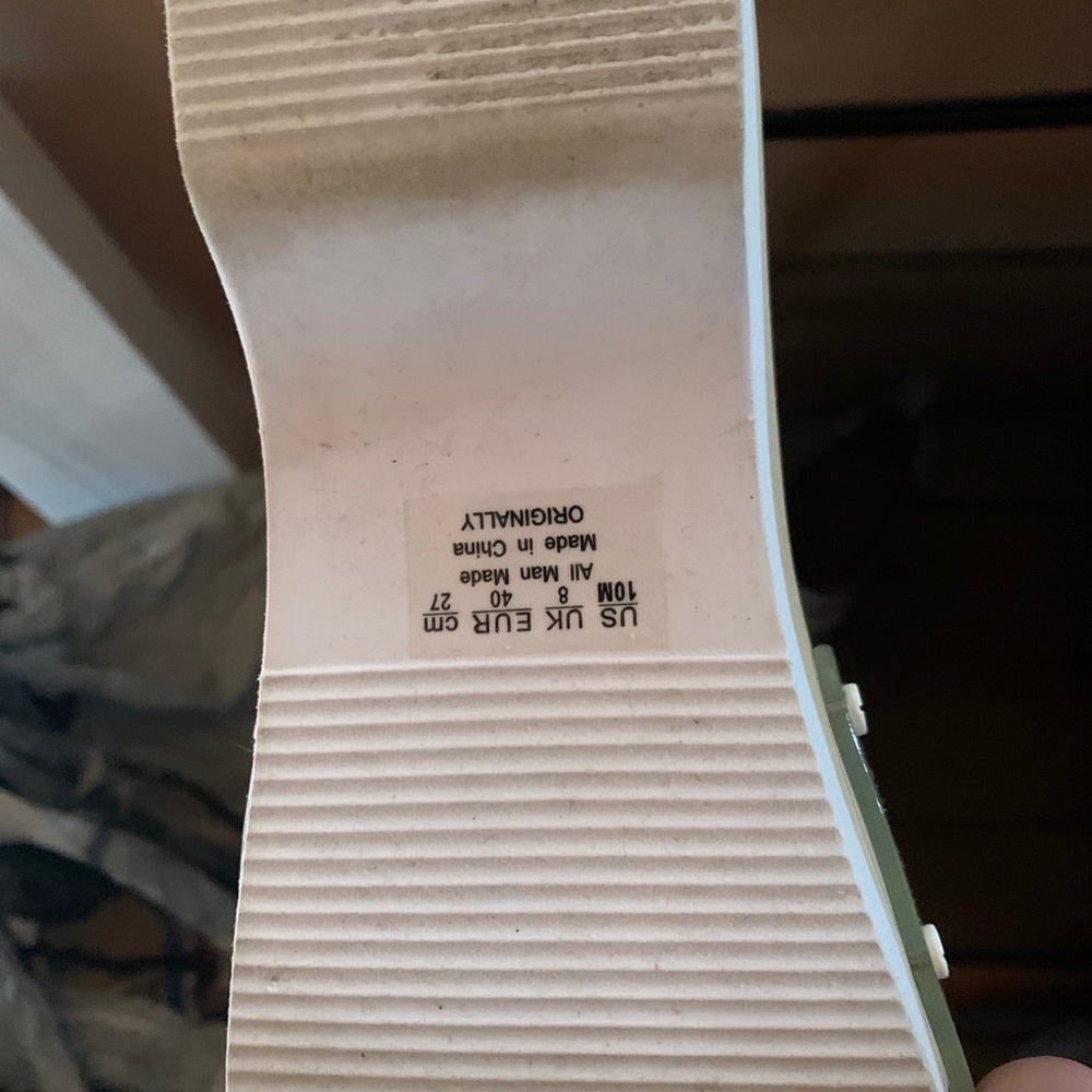 UO x Dr. Scholls Clear Wooden Sandal SOLD OUT - Picture 3 of 3